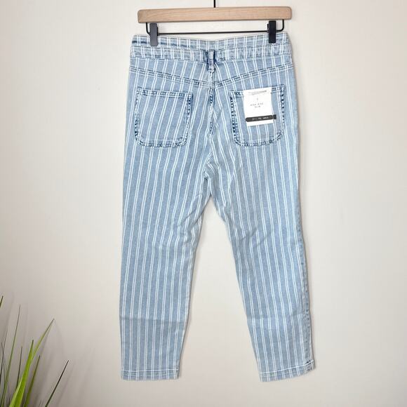 NEW NWT Anthropologie Pilcro High-Rise Slim Acid Wash Striped Jeans Size 29 - Picture 5 of 14